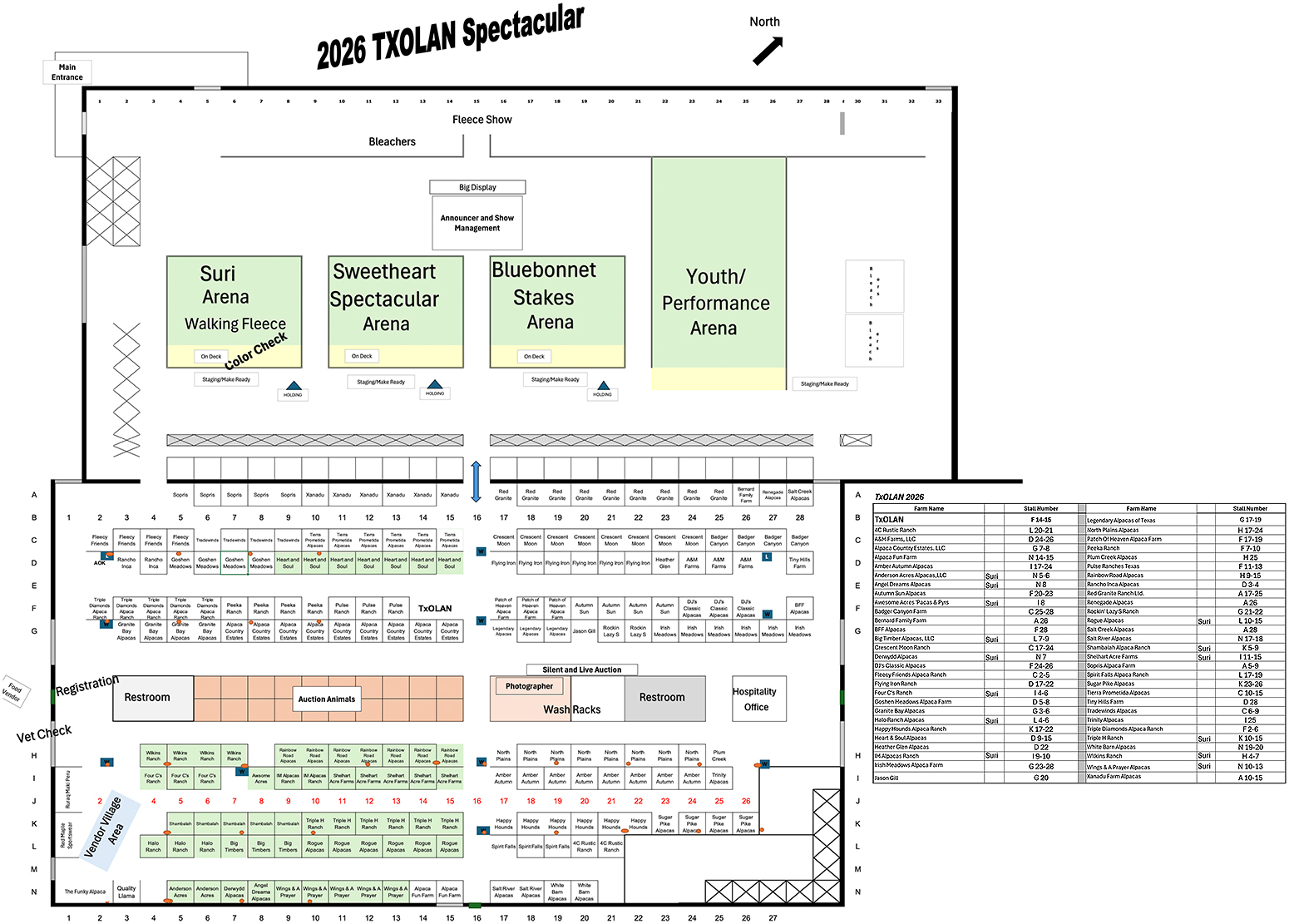 Event Map - Tap or Click to Enlarge